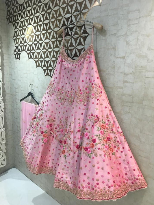 Online Precious Trending Light Pink Color Lehenga Choli