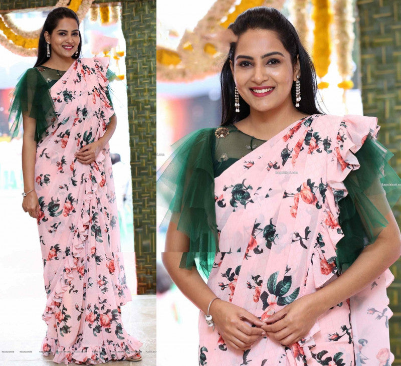 South Fashion Heavy Weight Less Online Printed Saree