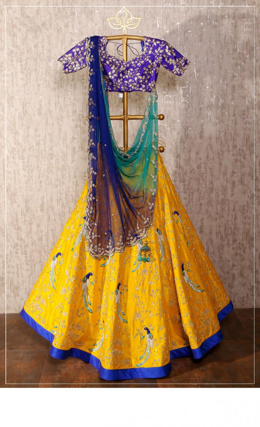 Special Haldi Rasam Yellow Color Lehenga Choli